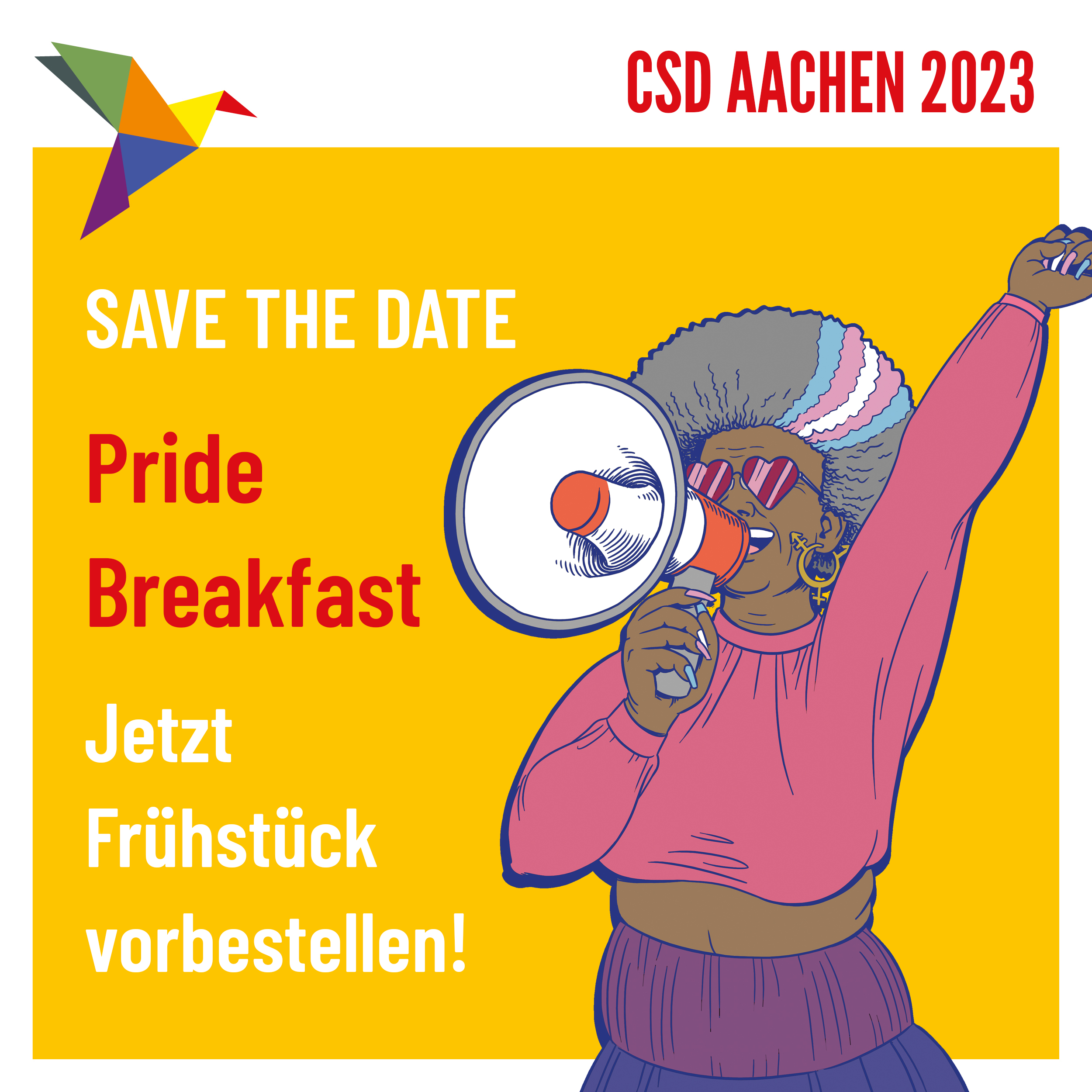 PRIDE-Breakfast am 13. August zum CSD-Aachen