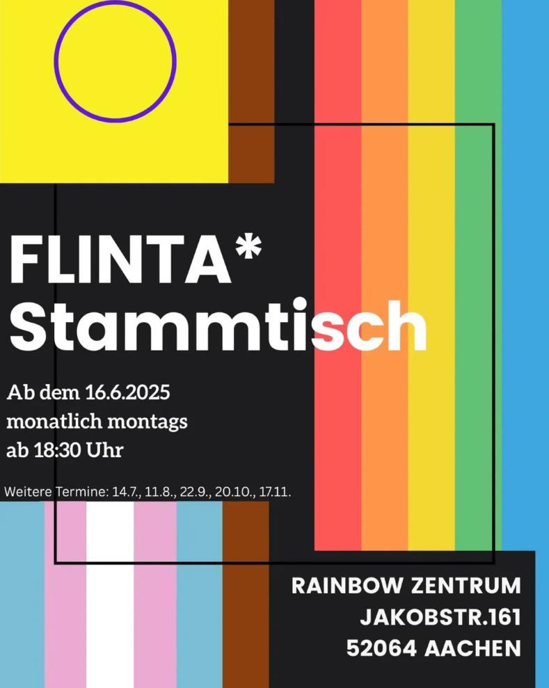 FLINTA* Stammtisch ab dem 16.6. (18.30 Uhr)